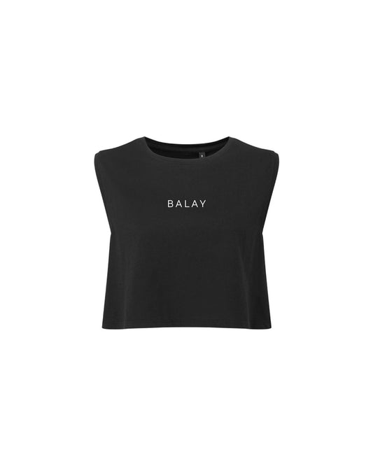 Balay Crop Tank - Black