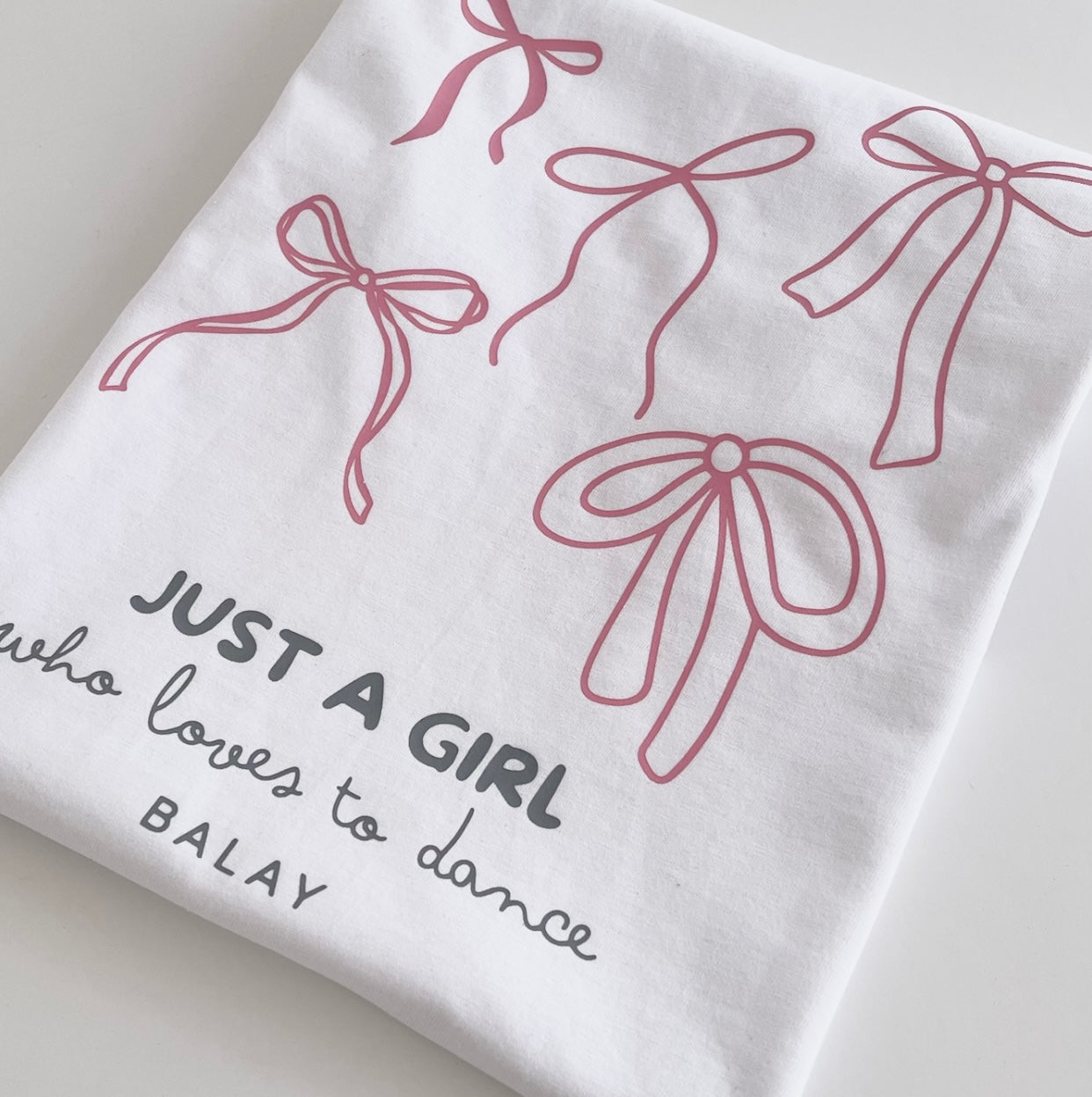 Just a girl T-Shirt - White