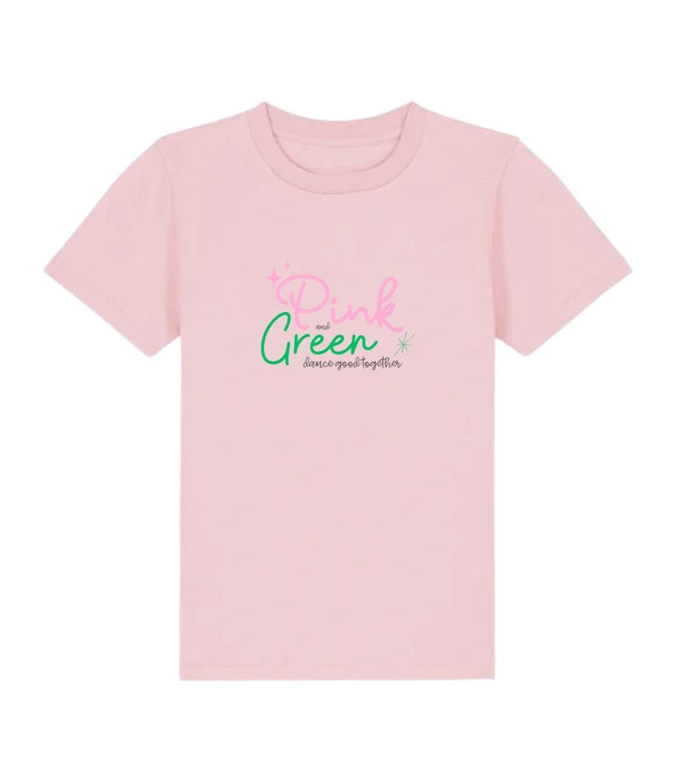 Pink and Green Dance Good Together T-Shirt