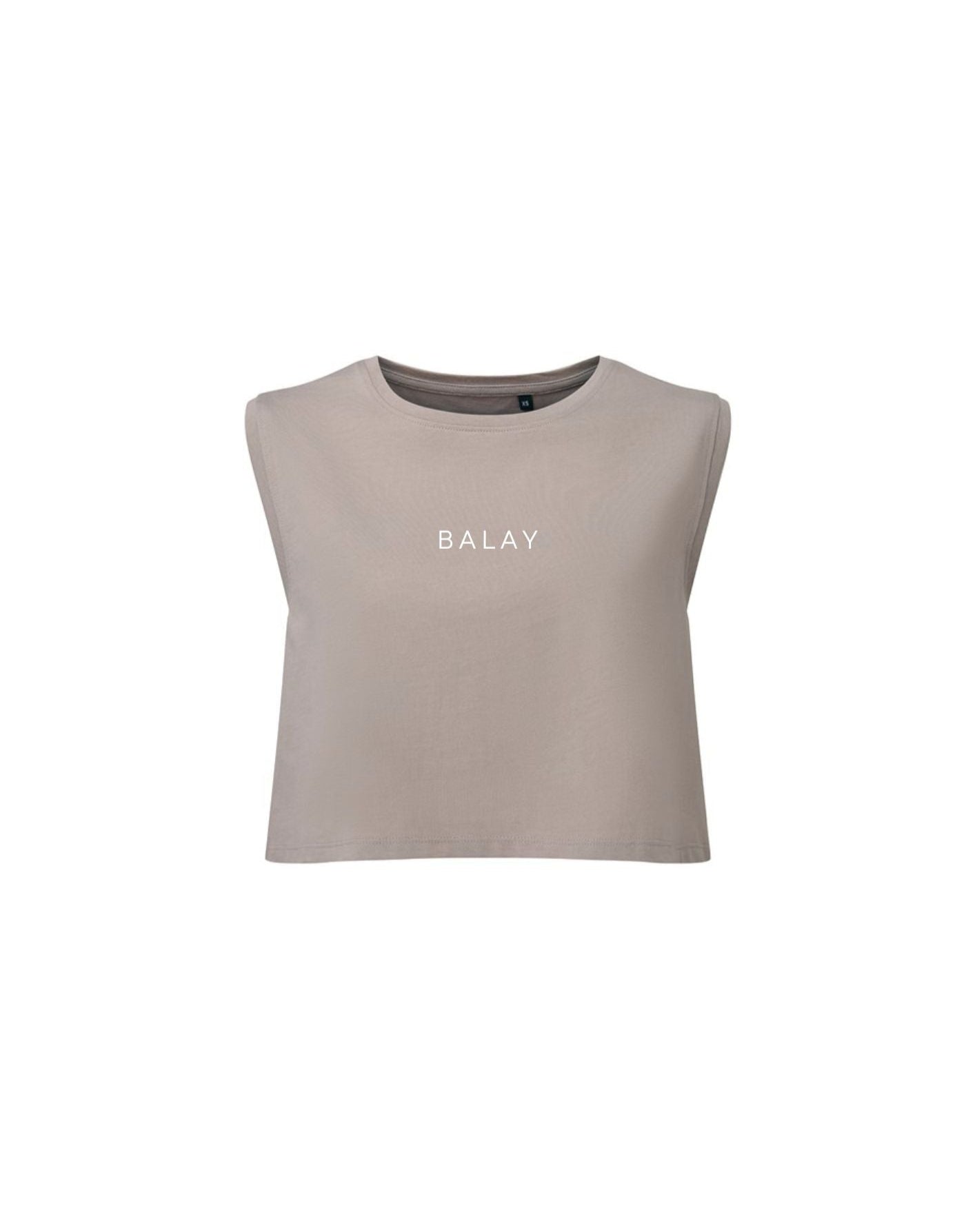 Balay Crop Tank - Stone