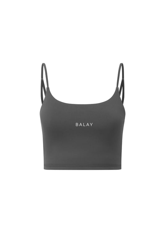 Balay Luxe Sports Bra - Charcoal
