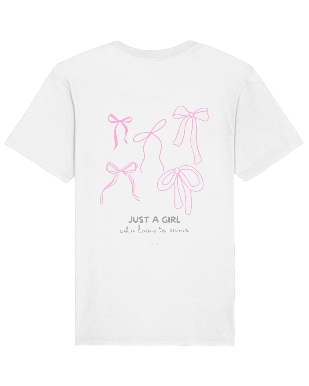 Just a girl T-Shirt - White