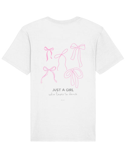 Just a girl T-Shirt - White