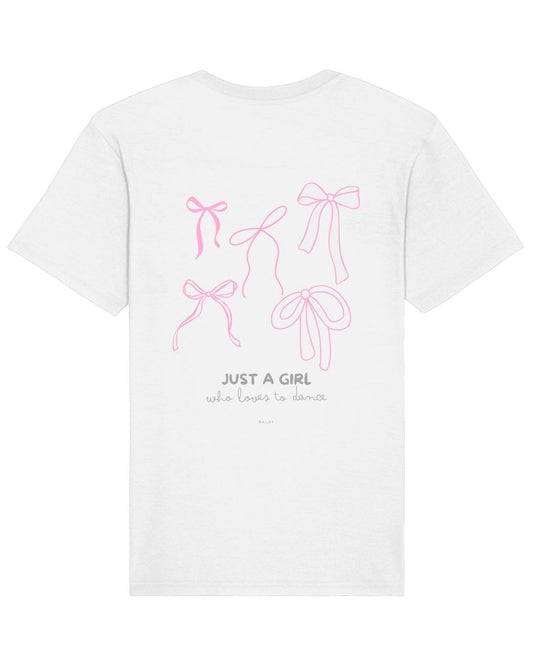 Just a girl T-Shirt - White