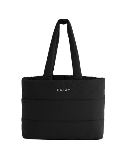 Quilted Tote bag - Black