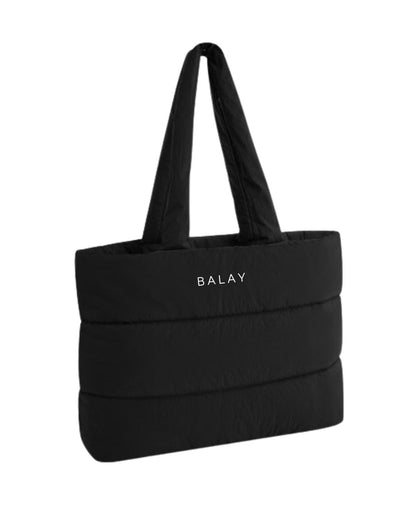 Quilted Tote bag - Black