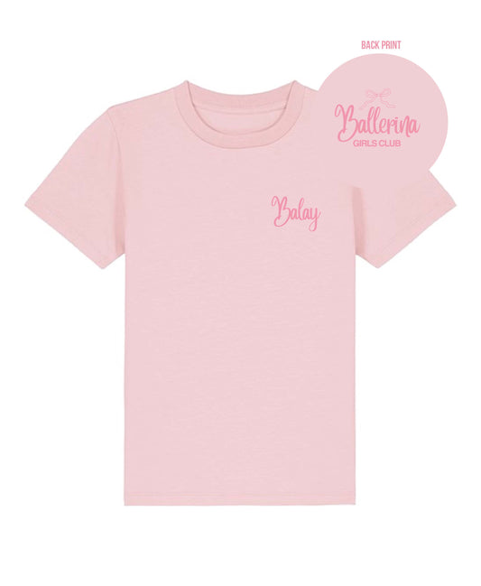 Ballerina Girls Club T-Shirt - Pink