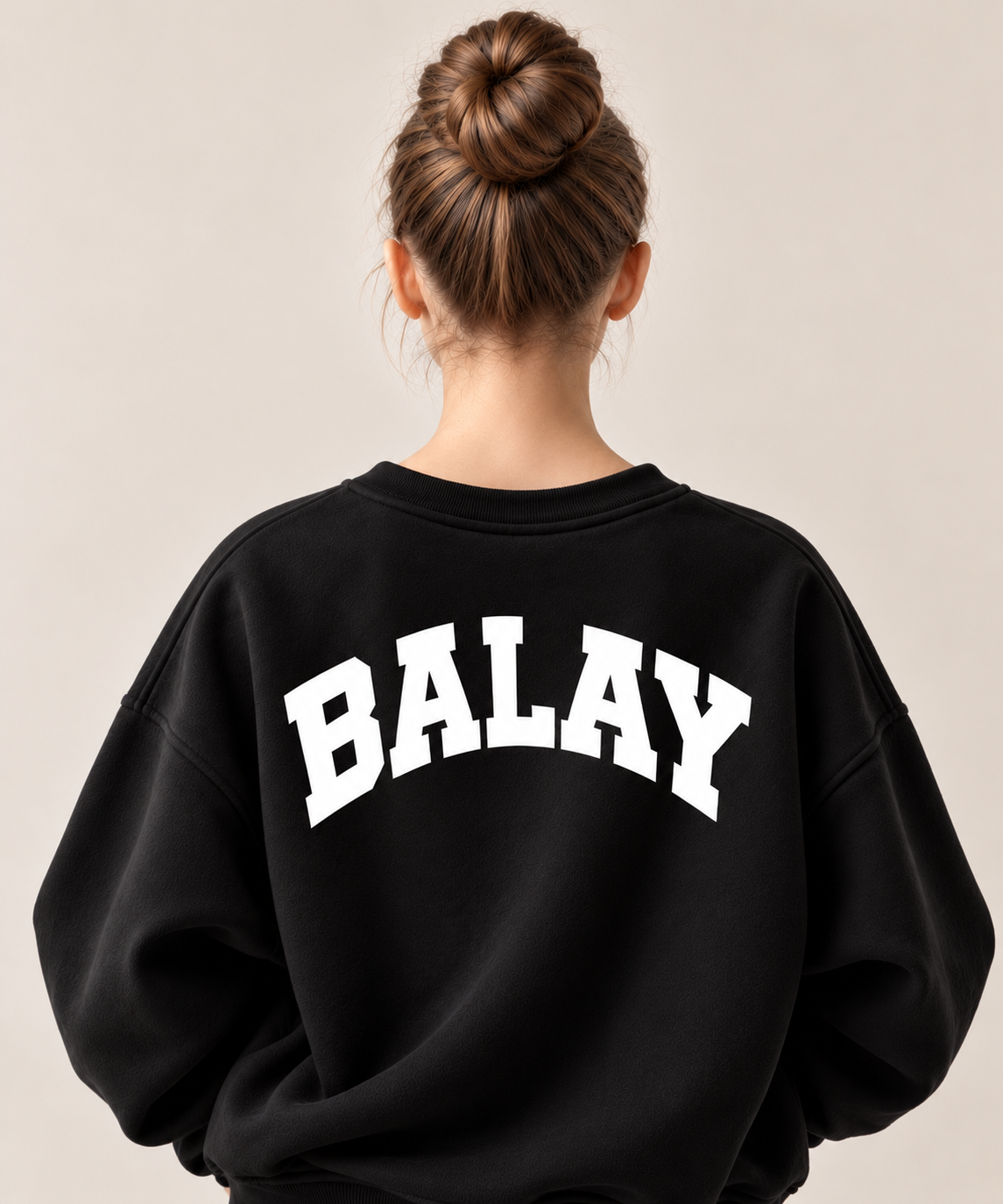 BALAY VARSITY BACK PRINT SWEATSHIRT