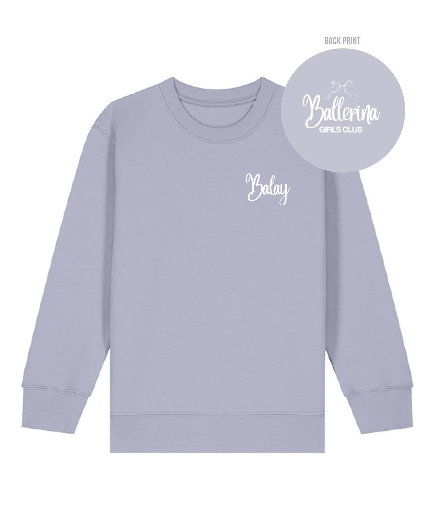 Ballerina Girls Club Sweatshirt - Lavender