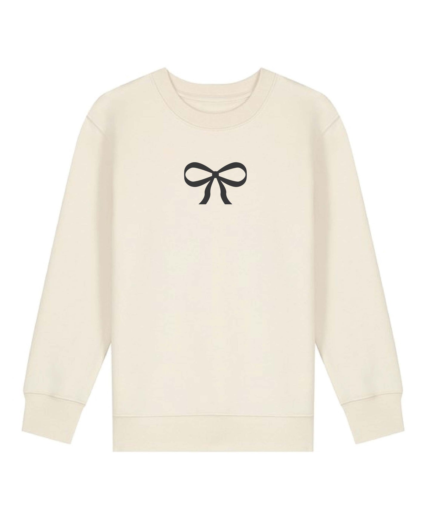 Christmas Bow - Sweatshirt - Natural