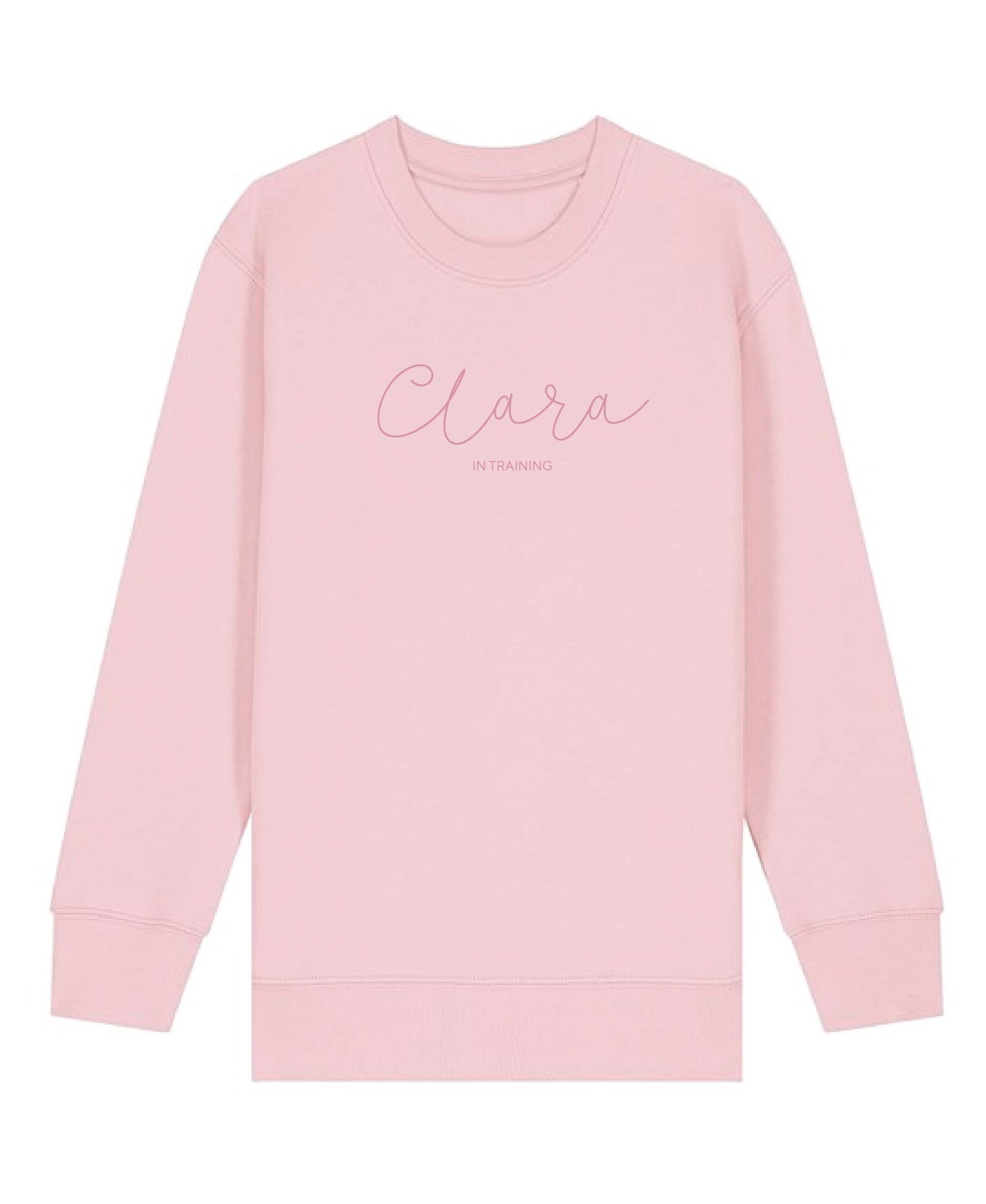 Clara In Training Sweatshirt - Candy Pink