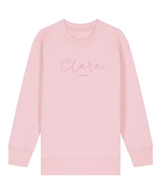 Clara In Training Sweatshirt - Candy Pink