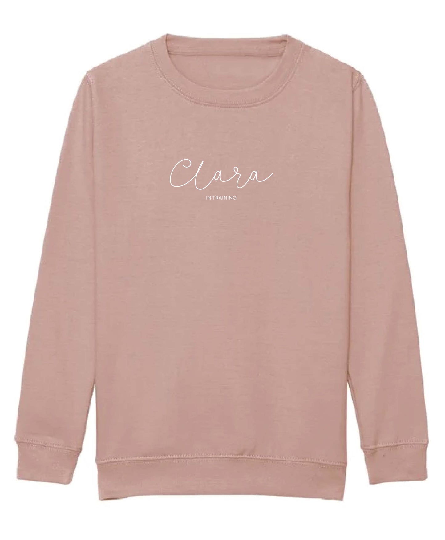 Clara In Training Sweatshirt - Dusky Rose