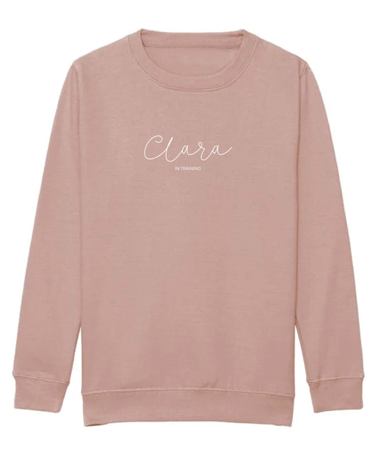 Clara In Training Sweatshirt - Dusky Rose