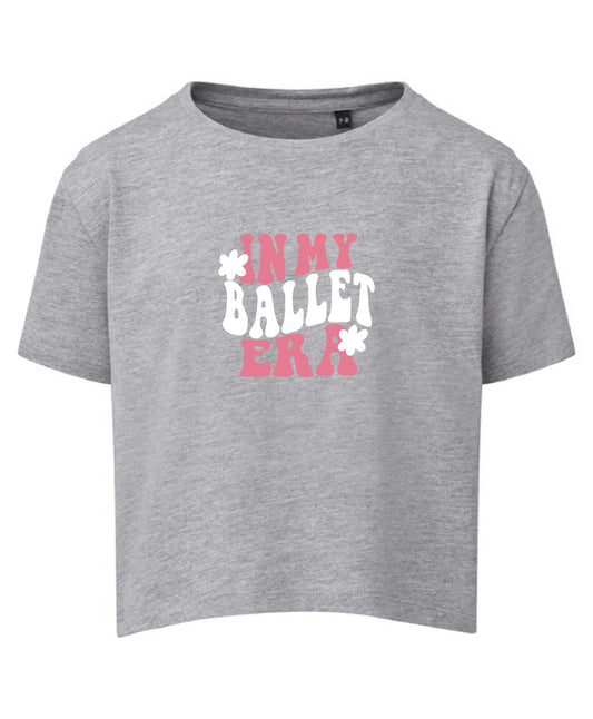 Ballet Era Crop T-Shirt - Grey