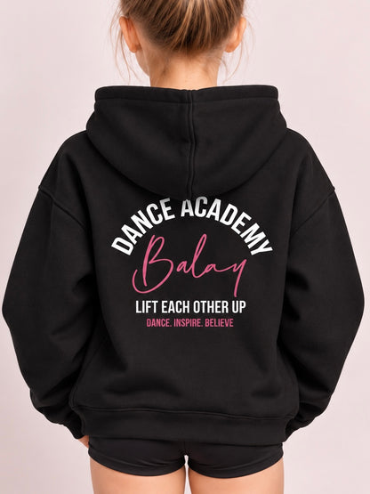 Balay Academy Kids Cropped Tracksuit Hoodie - Black