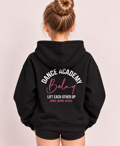 Balay Academy Kids Cropped Tracksuit Hoodie - Black