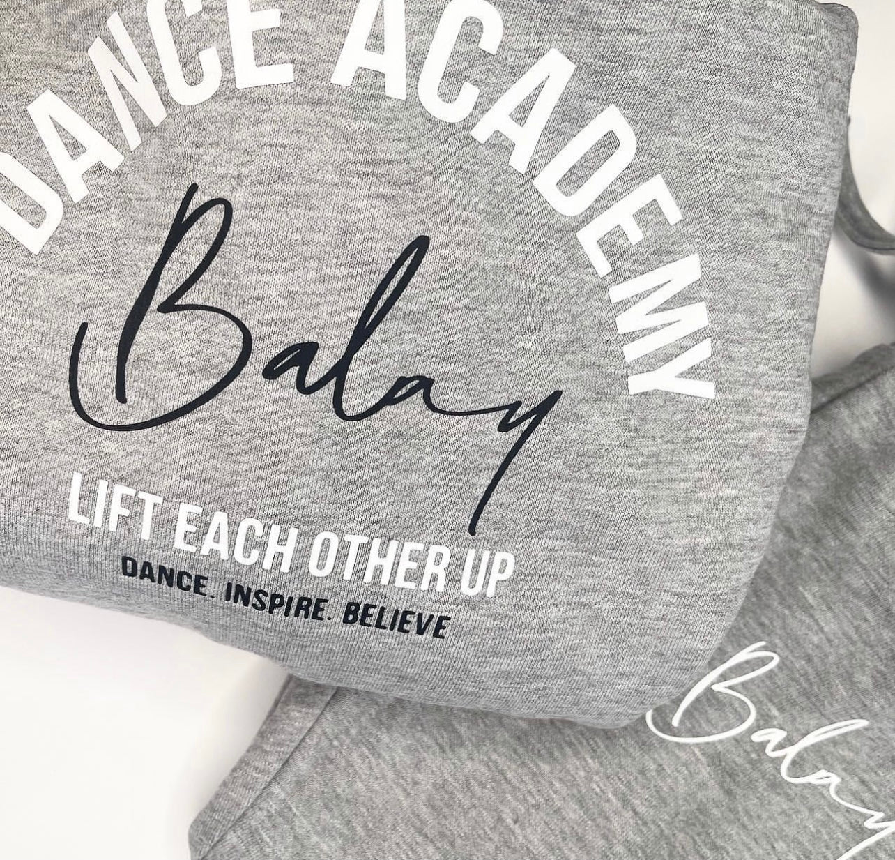 Balay Academy Kids Cropped Tracksuit Hoodie - Grey