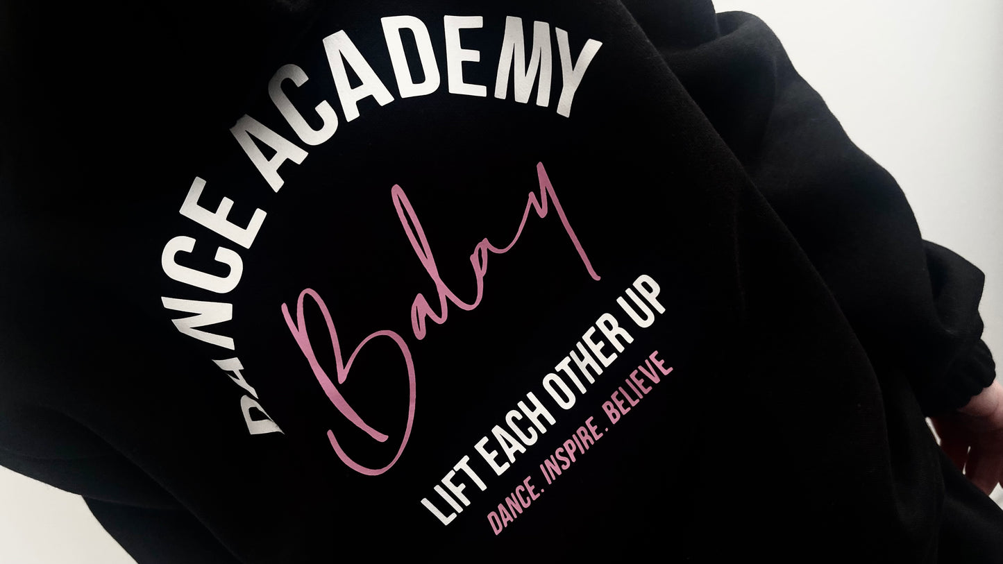 Balay Academy Cropped Hoodie - Black