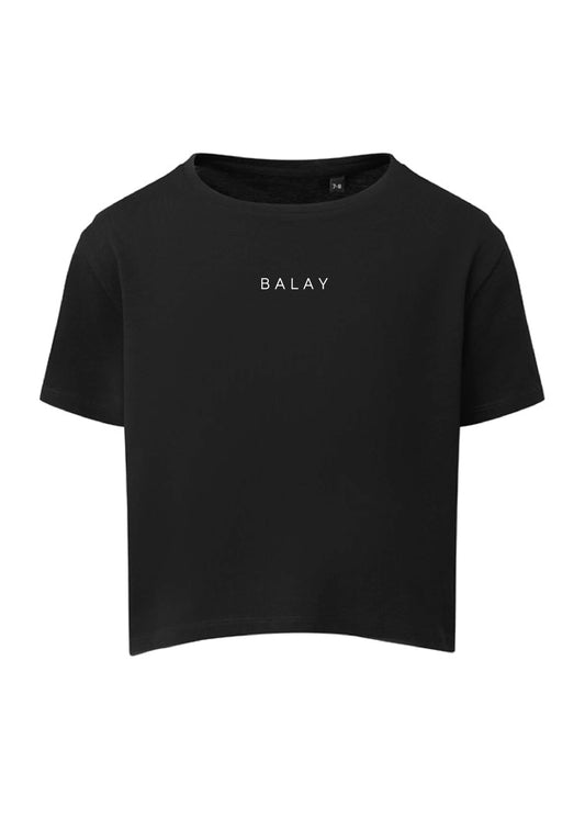 BALAY BOX CROP TEE - BLACK