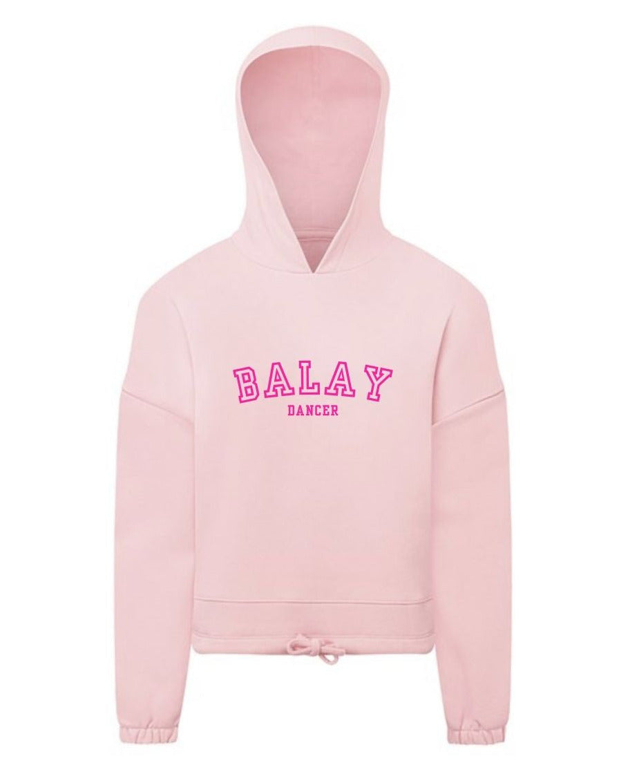 BALAY DANCER CROPPED HOODIE - PINK