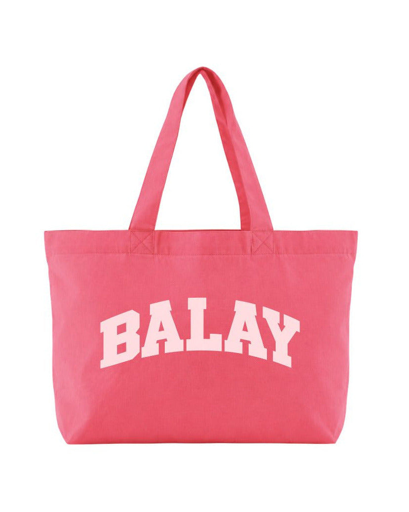 BALAY VARSITY TOTE BAG - PINK