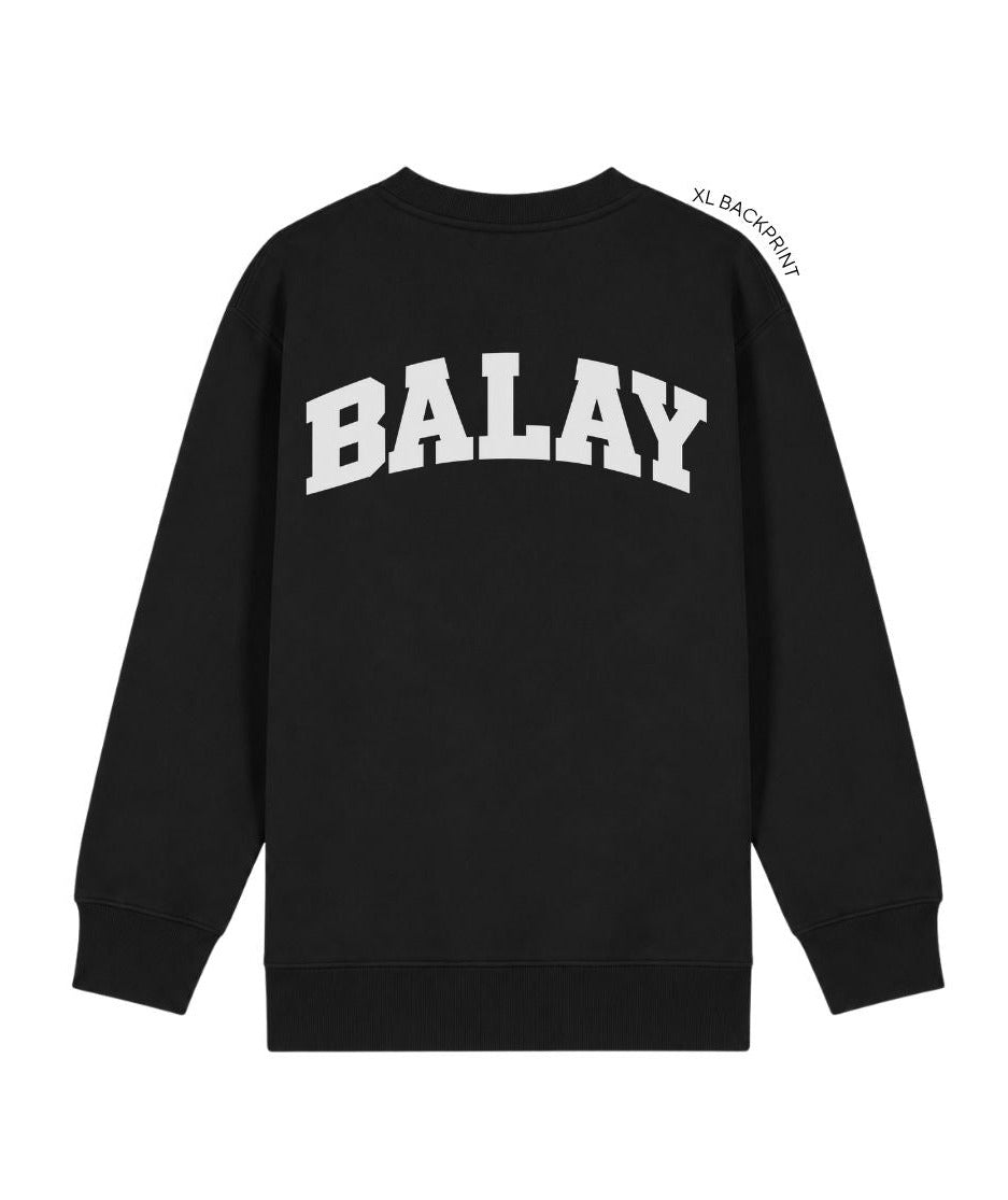BALAY VARSITY BACK PRINT SWEATSHIRT
