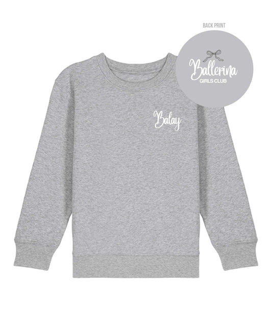 Ballerina Girls Club Sweatshirt - Grey